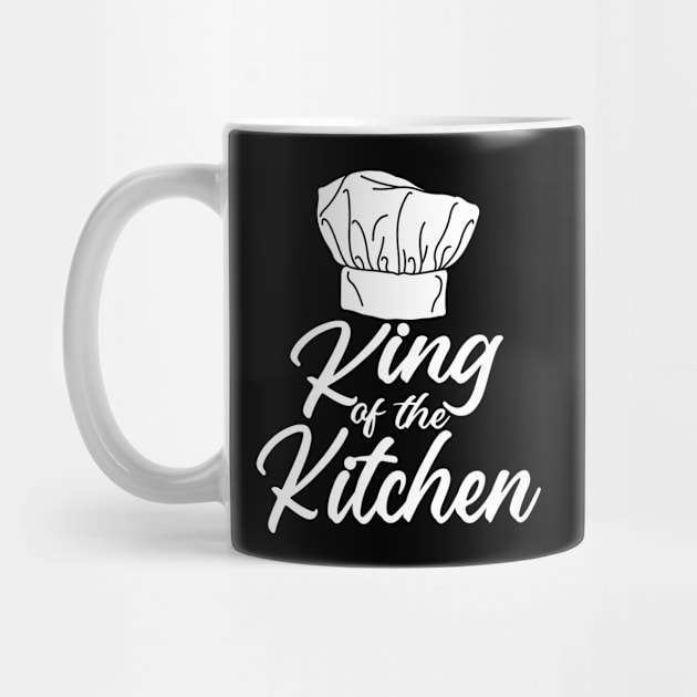 King Of The Kitchen - Cooking Chef, Funny Cooking Lovers Gift For Men by Art Like Wow Designs